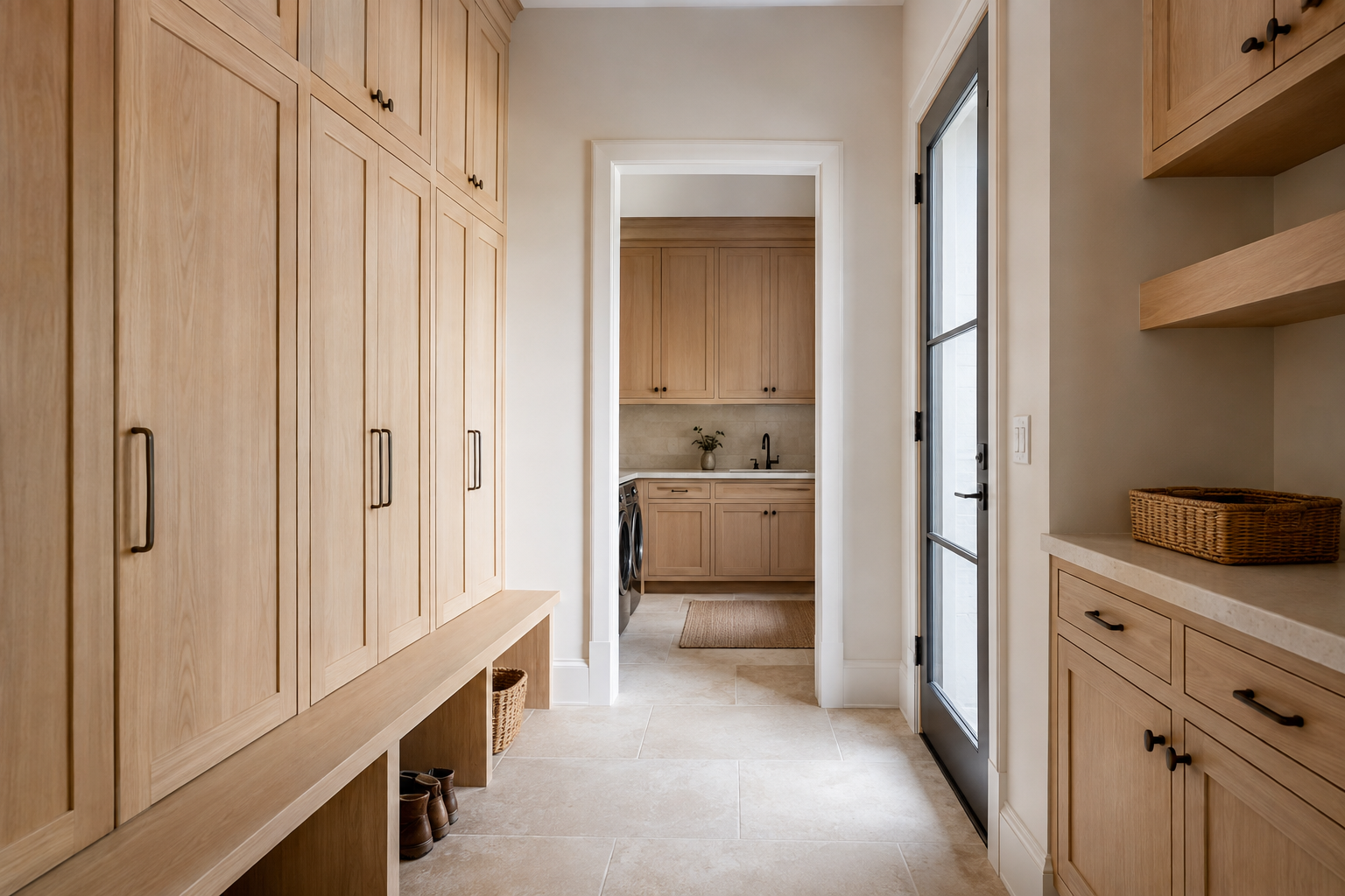 Custom kitchen cabinetry detail